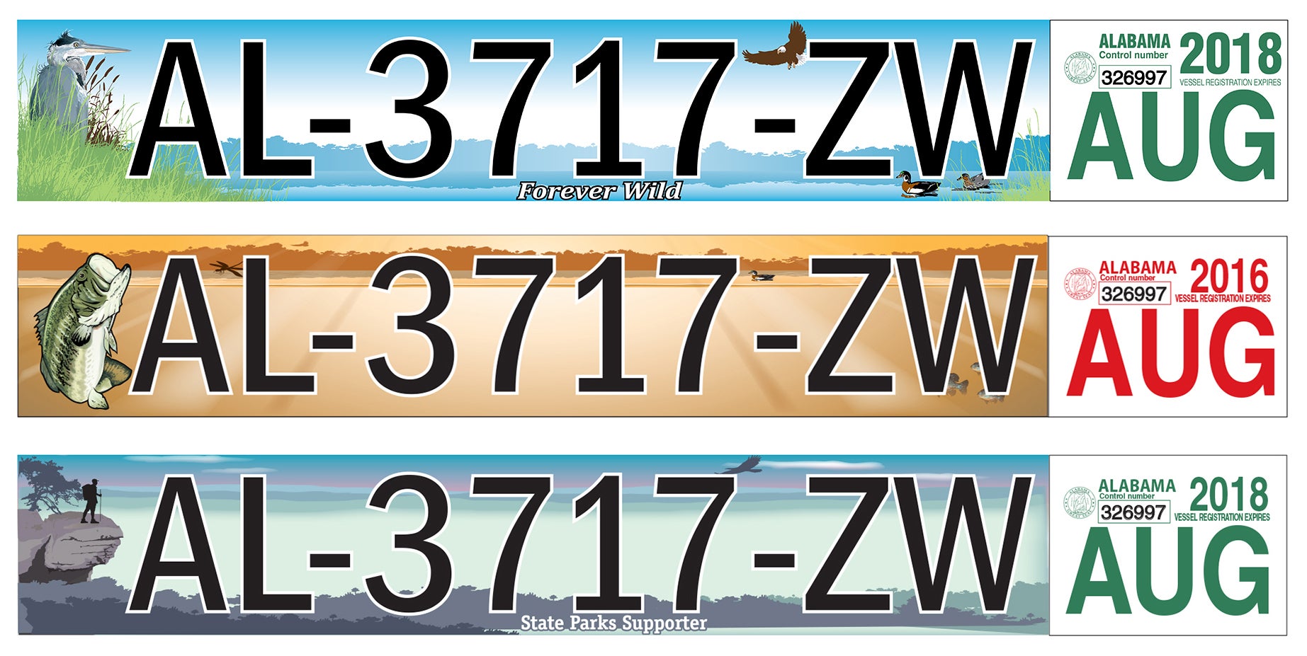 For more information about the availability of the distinctive vessel identification stickers, contact your local probate office. 