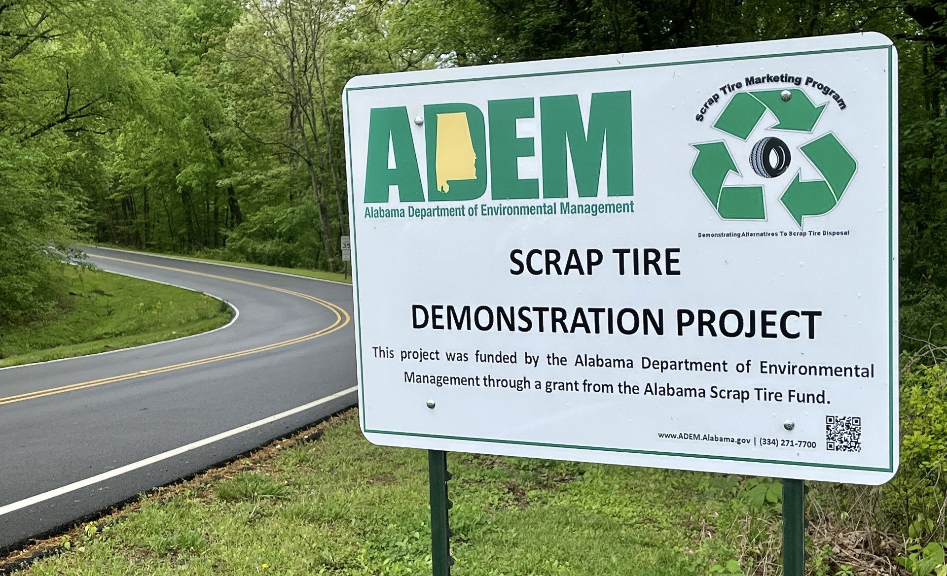 ADCNR and ADEM Highlight Repaving Project at Joe Wheeler State Park